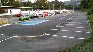 Estado actual del renovado parking