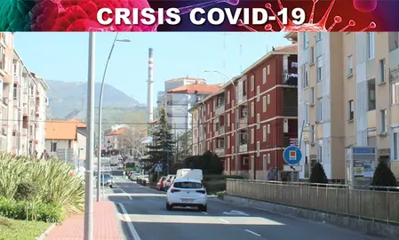 Las calles de la localidad se encuentran casi vacías durante estos días