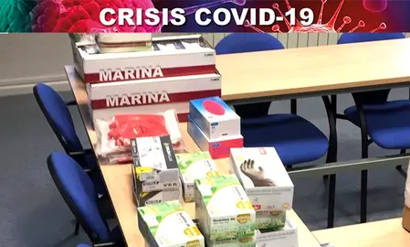 El centro pone su granito de arena en la lucha contra el coronavirus