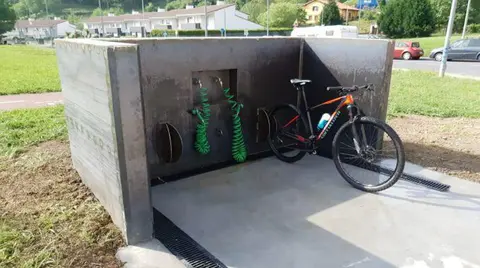 Lavabicicletas instalado en Muskiz en 2020