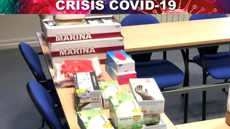 El centro pone su granito de arena en la lucha contra el coronavirus