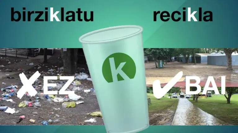 Bajo el lema Birziklatu con K de Muskiz